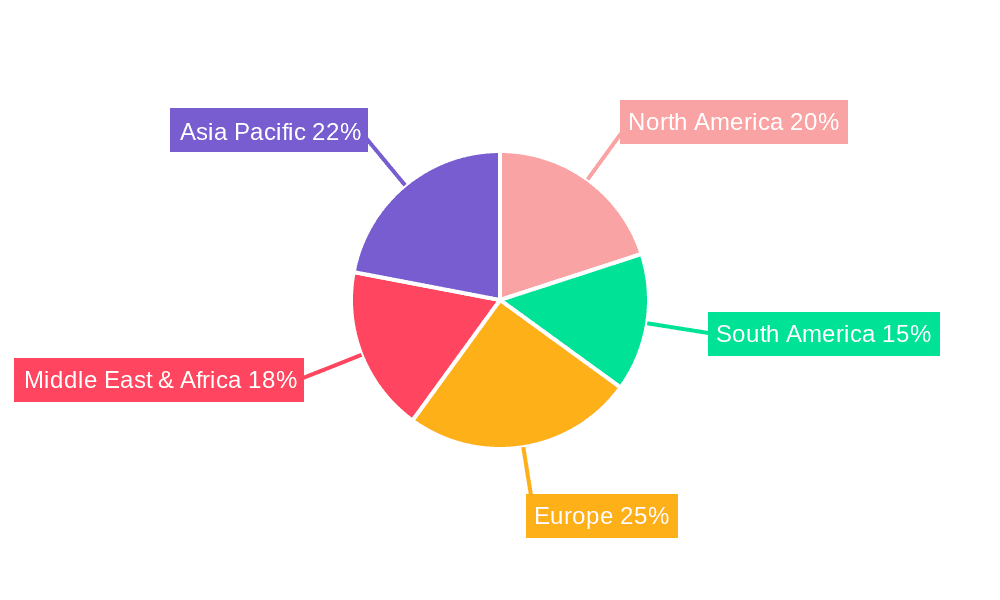 Halal Cat Food Market Share by Region - Global Geographic Distribution
