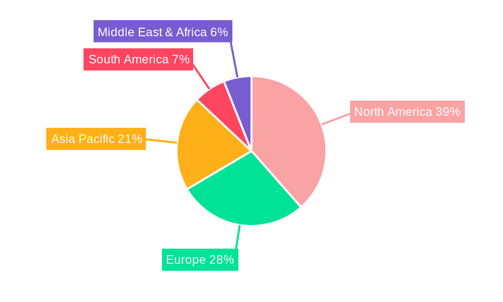 Heart Catheter Ablation Market Share by Region - Global Geographic Distribution