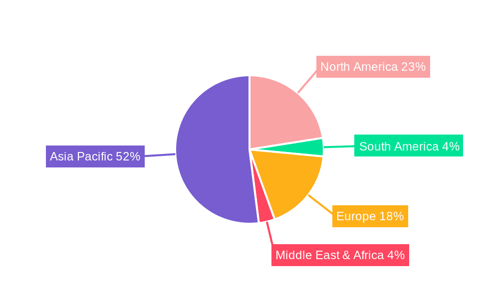 Hexafluoro Ethane Market Share by Region - Global Geographic Distribution