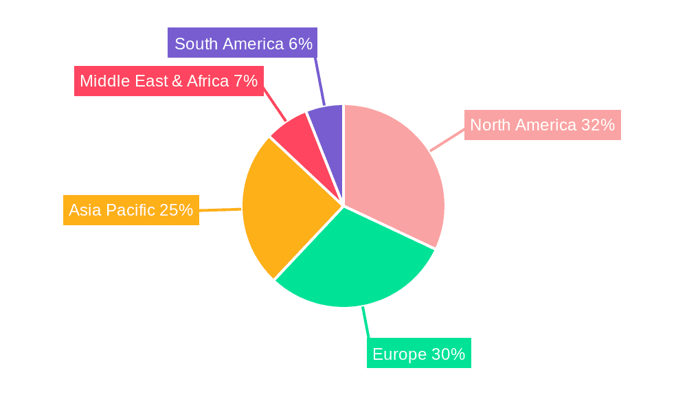 Inflatable Seals Market Share by Region - Global Geographic Distribution