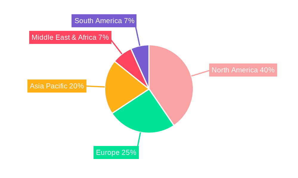 Infusion Services Market Share by Region - Global Geographic Distribution