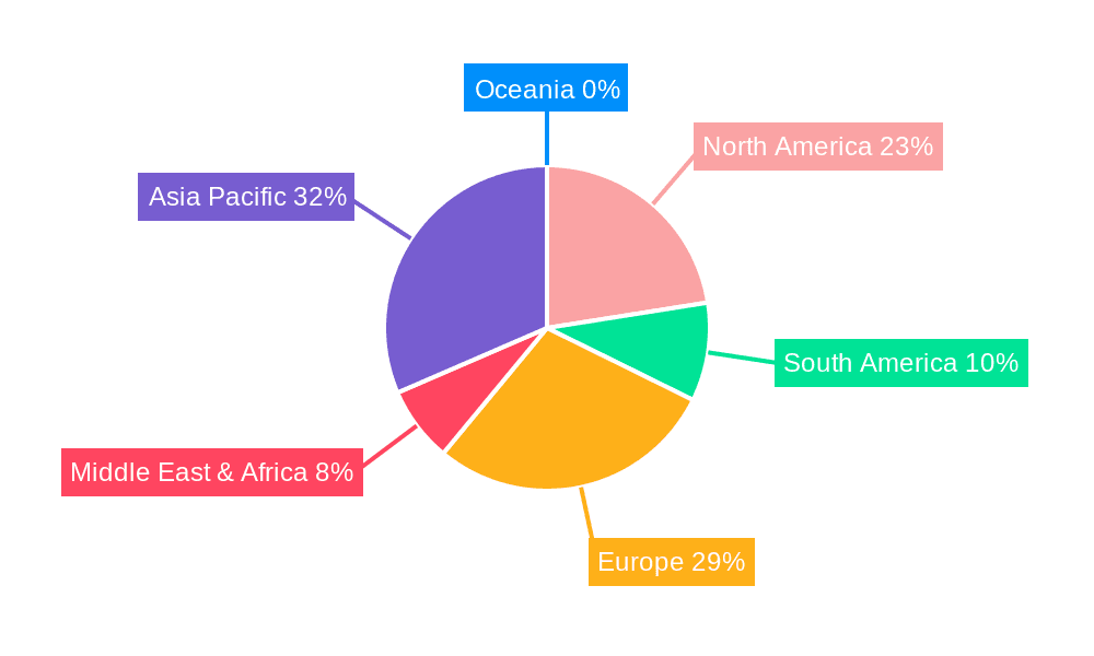 Juicer Cup Market Share by Region - Global Geographic Distribution