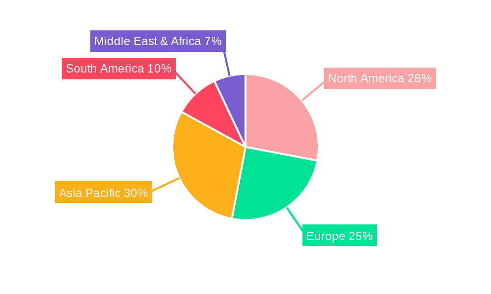 Kitchen Gloves Market Share by Region - Global Geographic Distribution