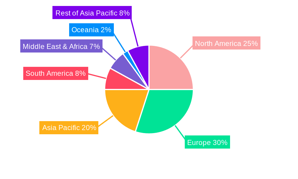 Krypton-82 Market Share by Region - Global Geographic Distribution