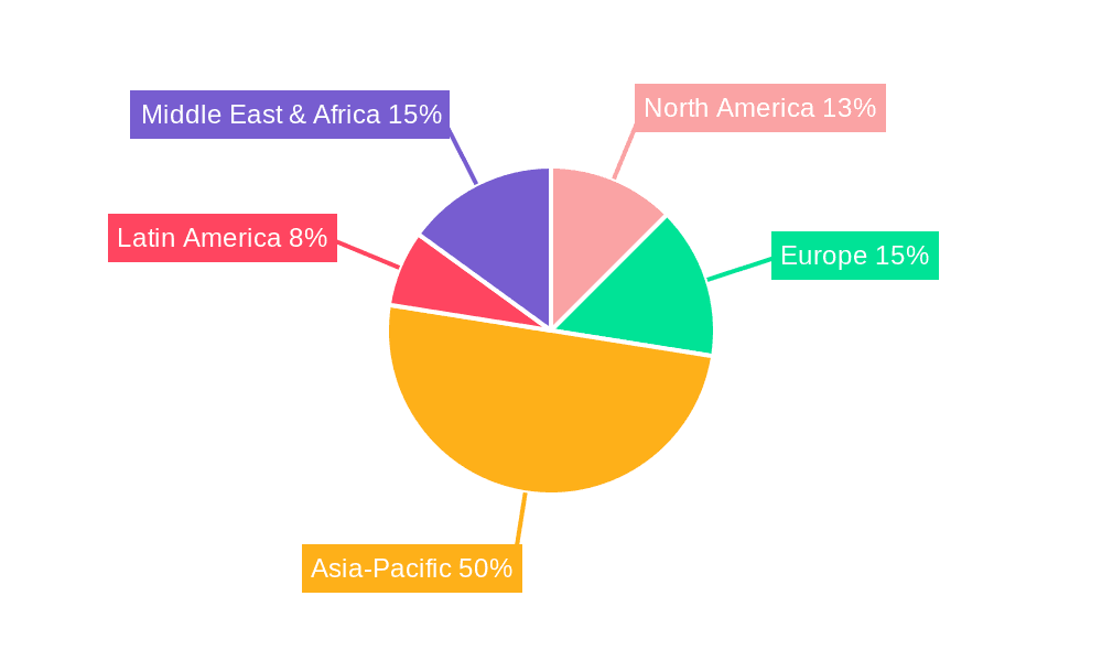 LPG Truck Market Share by Region - Global Geographic Distribution
