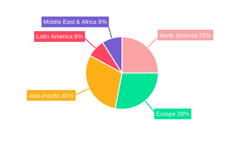 Laundry Detergents Market Share by Region - Global Geographic Distribution
