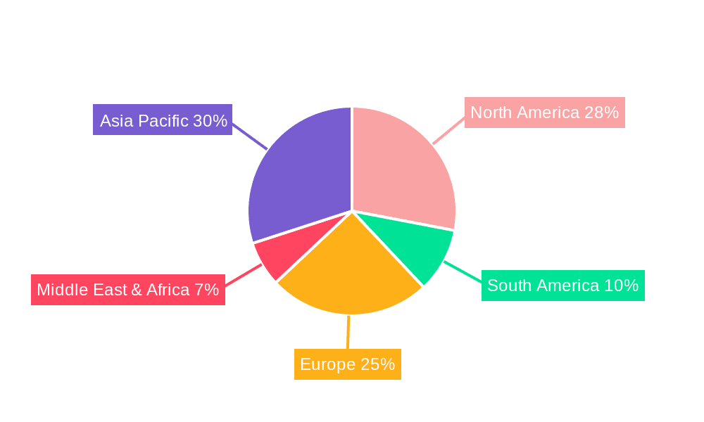 Life Accident Insurance Market Share by Region - Global Geographic Distribution