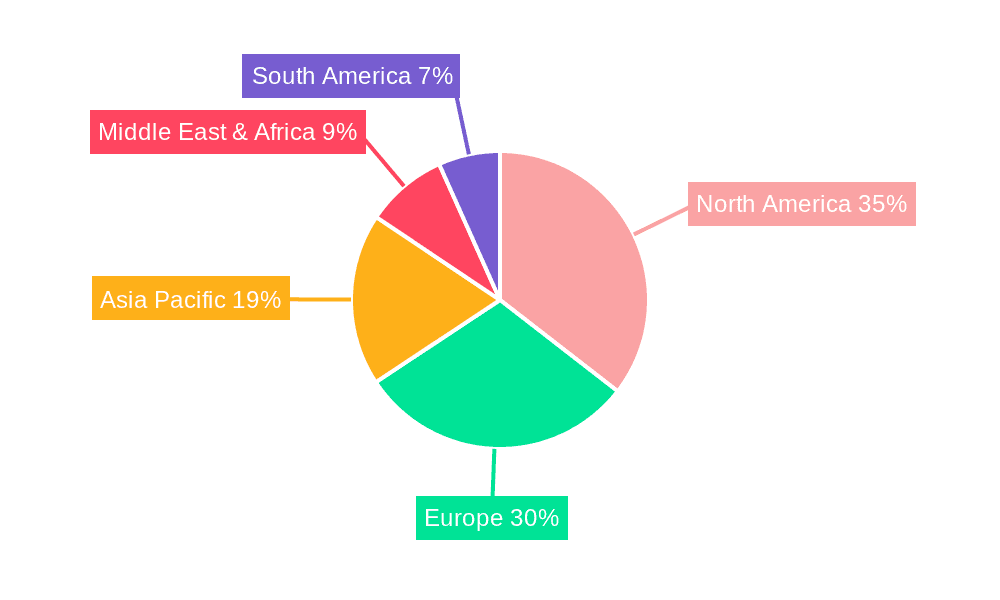 Lightweight Body Armor Market Share by Region - Global Geographic Distribution
