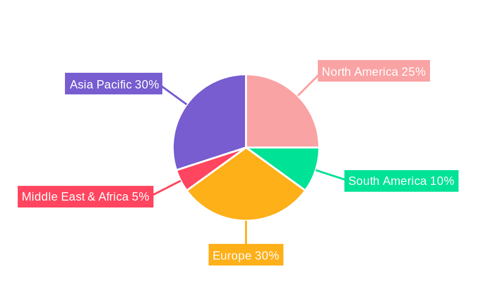 Low-Grade White Wine Market Share by Region - Global Geographic Distribution