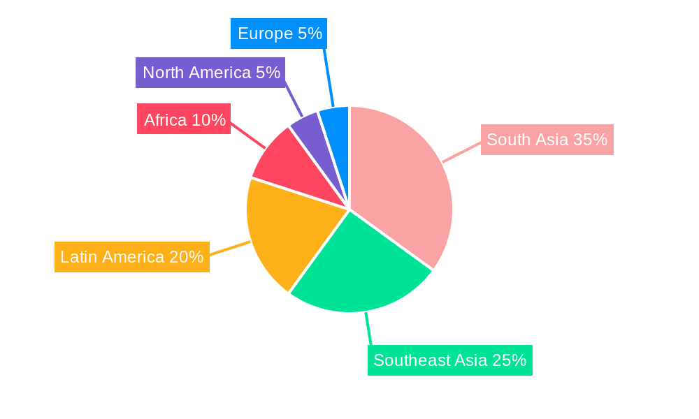 Mango Destoner Machine Market Share by Region - Global Geographic Distribution