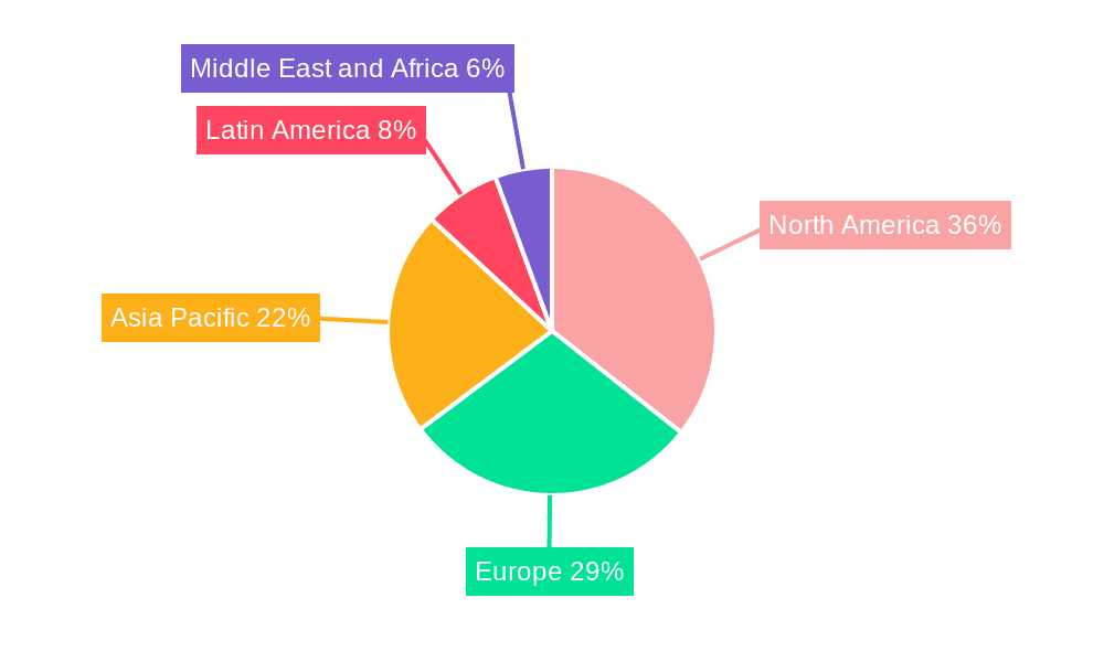 Marine Sealants Market Market Share by Region - Global Geographic Distribution
