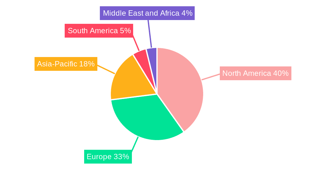 Marshmallow market  Market Share by Region - Global Geographic Distribution