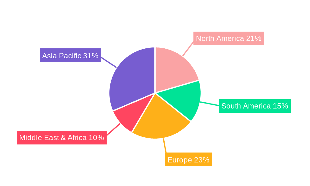 Metal Cobalt Market Share by Region - Global Geographic Distribution