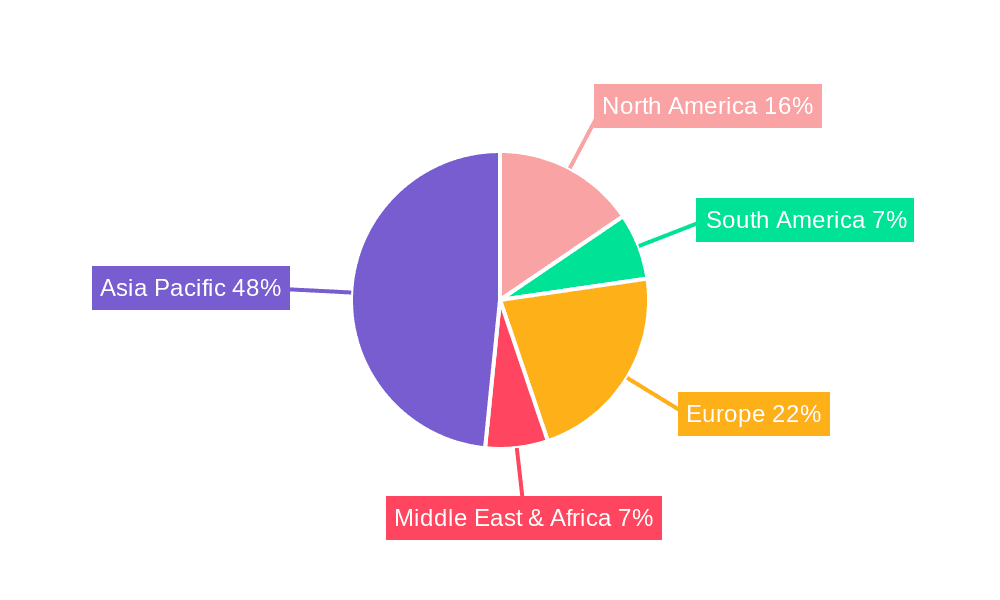 Methyl Chloroacetate Market Share by Region - Global Geographic Distribution