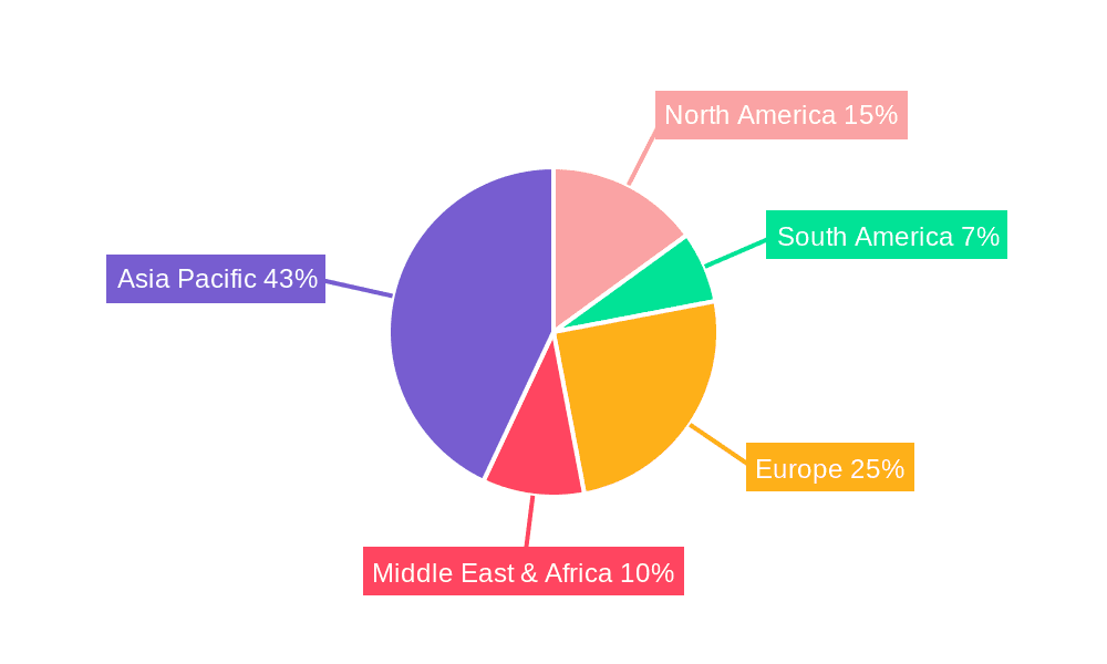 Methyl Silicochloroform Market Share by Region - Global Geographic Distribution