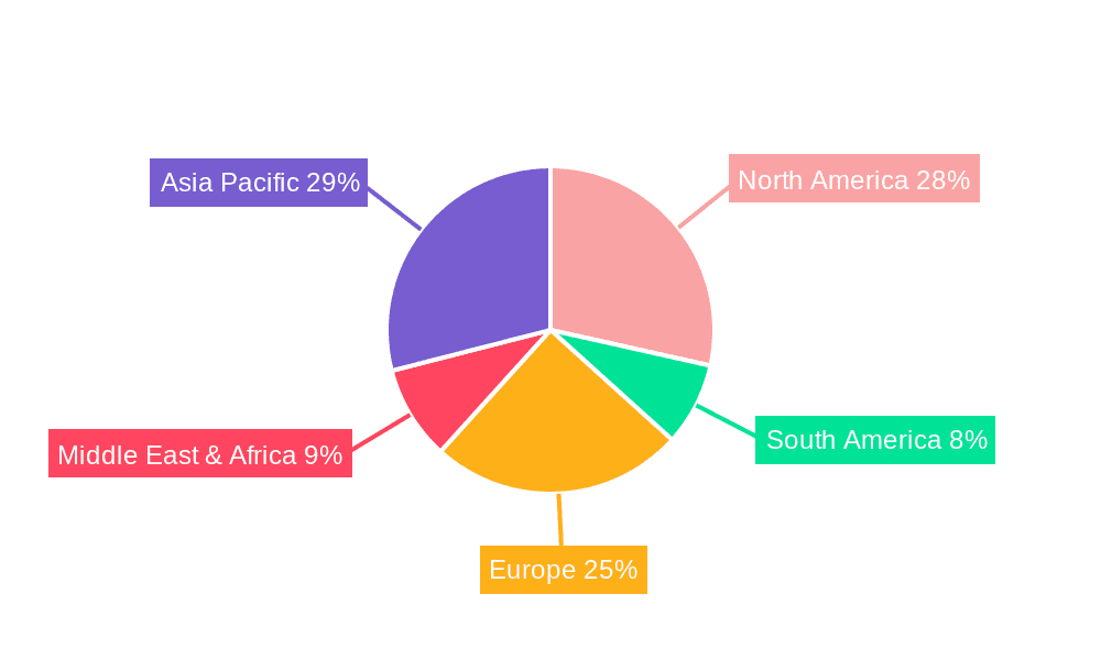 Mobile Cases and Cover Market Share by Region - Global Geographic Distribution