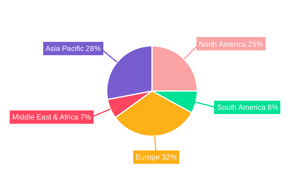 Native Inulin Market Share by Region - Global Geographic Distribution