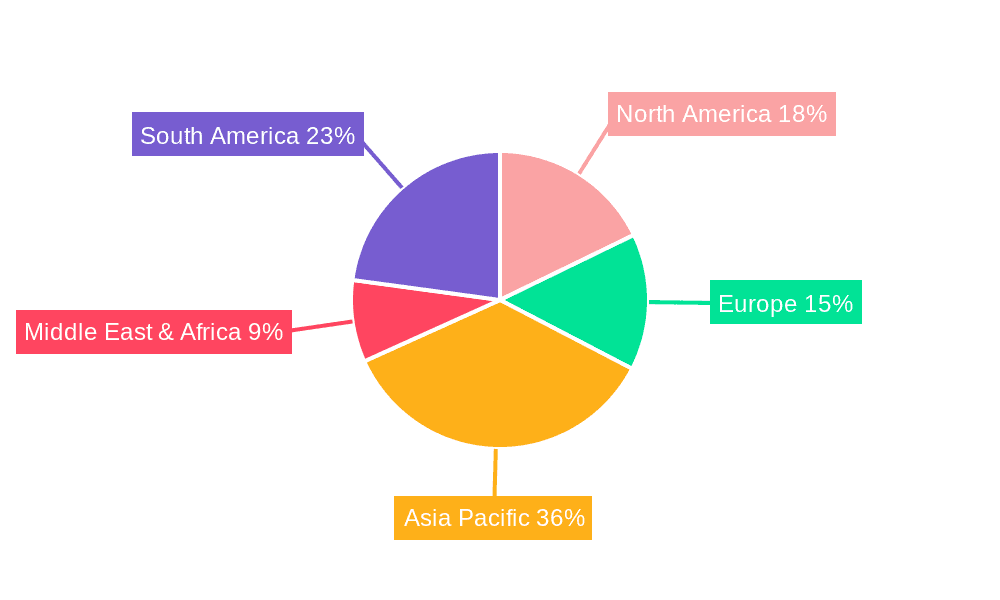 Networking Cables Market Share by Region - Global Geographic Distribution