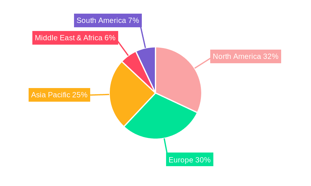 Nitrogen-15 Market Share by Region - Global Geographic Distribution