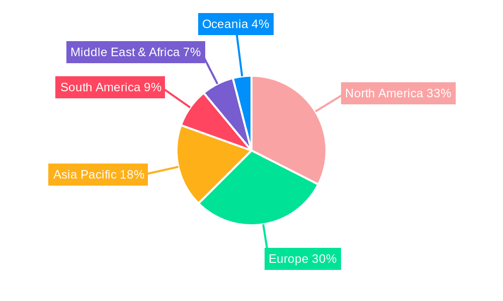 Nut Milk Market Share by Region - Global Geographic Distribution