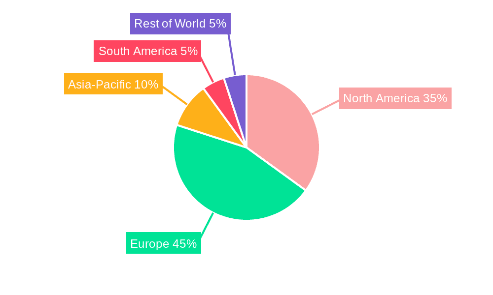 Oak Wood Wine Barrel Market Share by Region - Global Geographic Distribution