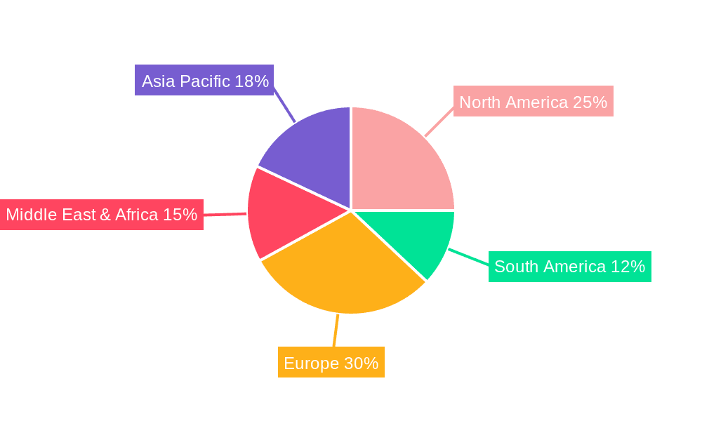Odor Control System Market Share by Region - Global Geographic Distribution