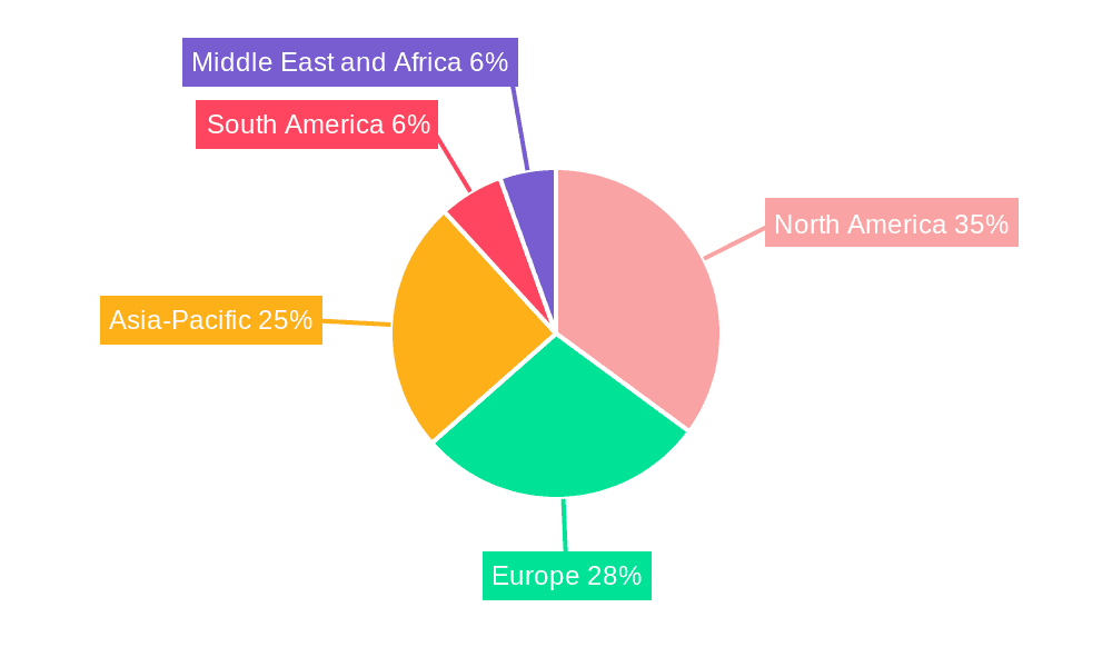 Office Chairs Market Market Share by Region - Global Geographic Distribution
