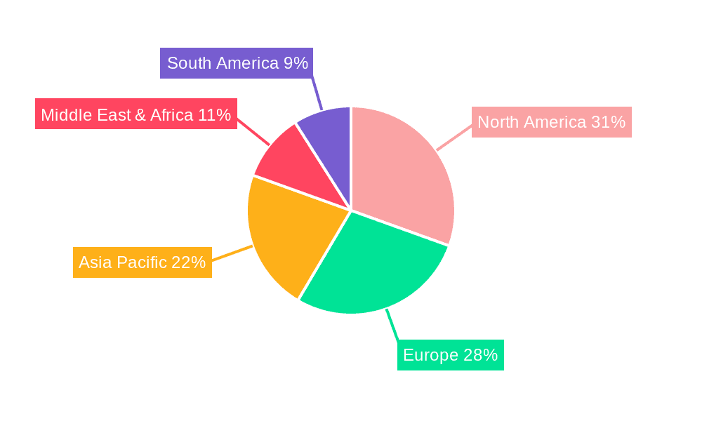 Organic Deodorant Market Share by Region - Global Geographic Distribution