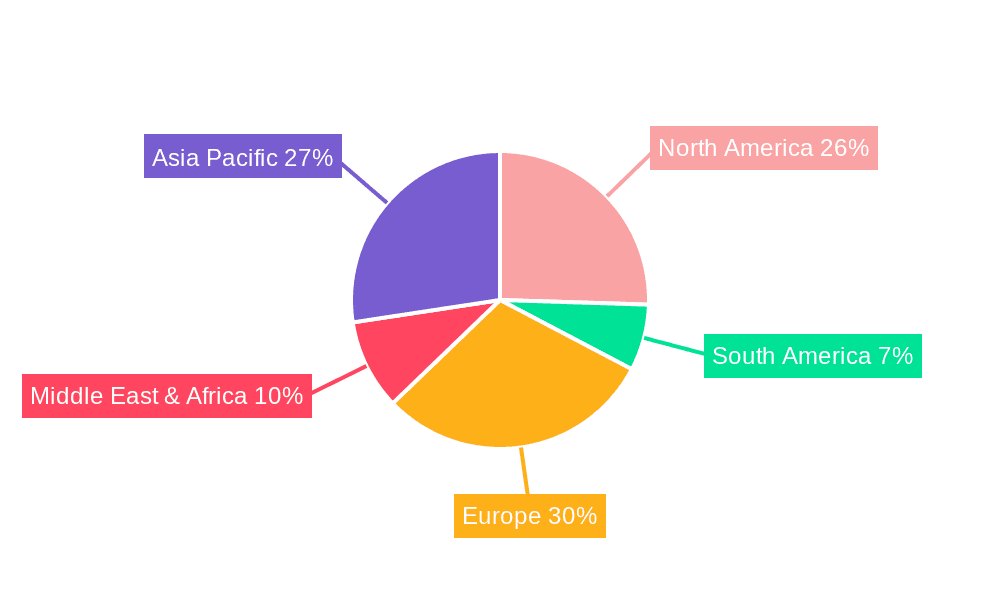 PU Glove Market Share by Region - Global Geographic Distribution