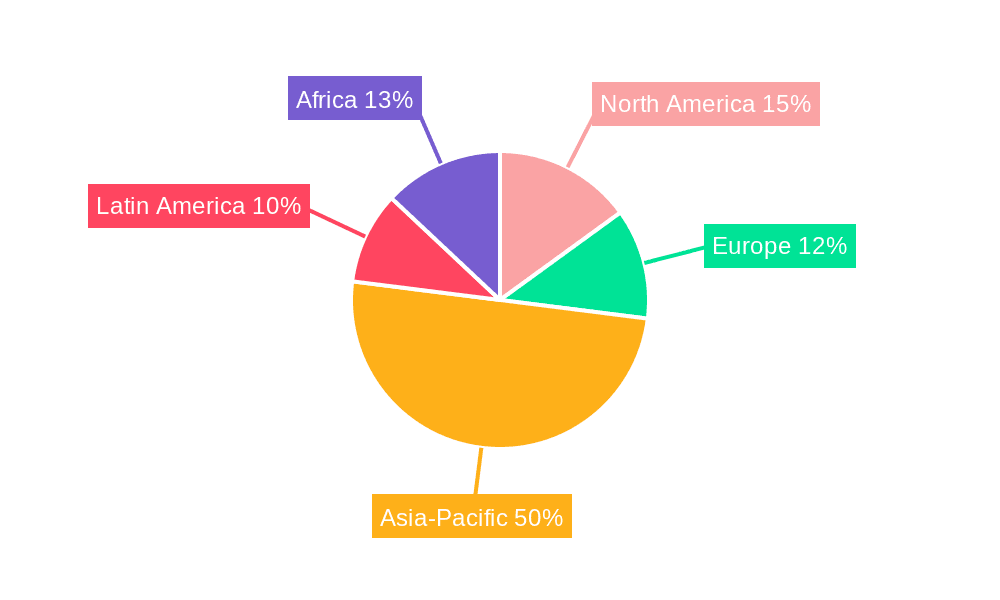 Paraquat Market Share by Region - Global Geographic Distribution