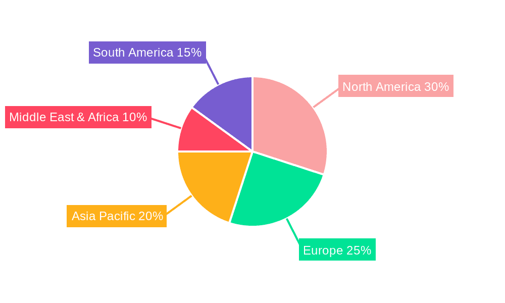 Passenger Ships Market Share by Region - Global Geographic Distribution