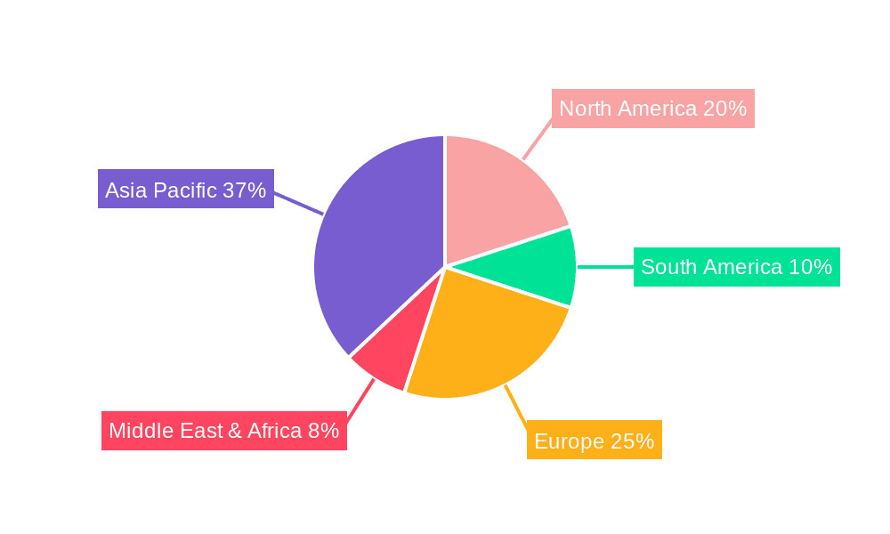 Pearls Market Share by Region - Global Geographic Distribution