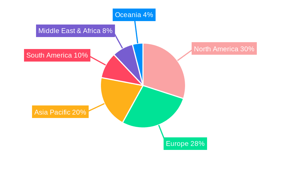 Pilates Balls Market Share by Region - Global Geographic Distribution