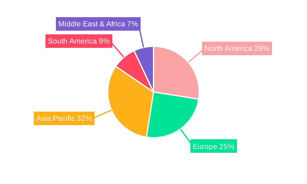 Plastic Glue Market Share by Region - Global Geographic Distribution