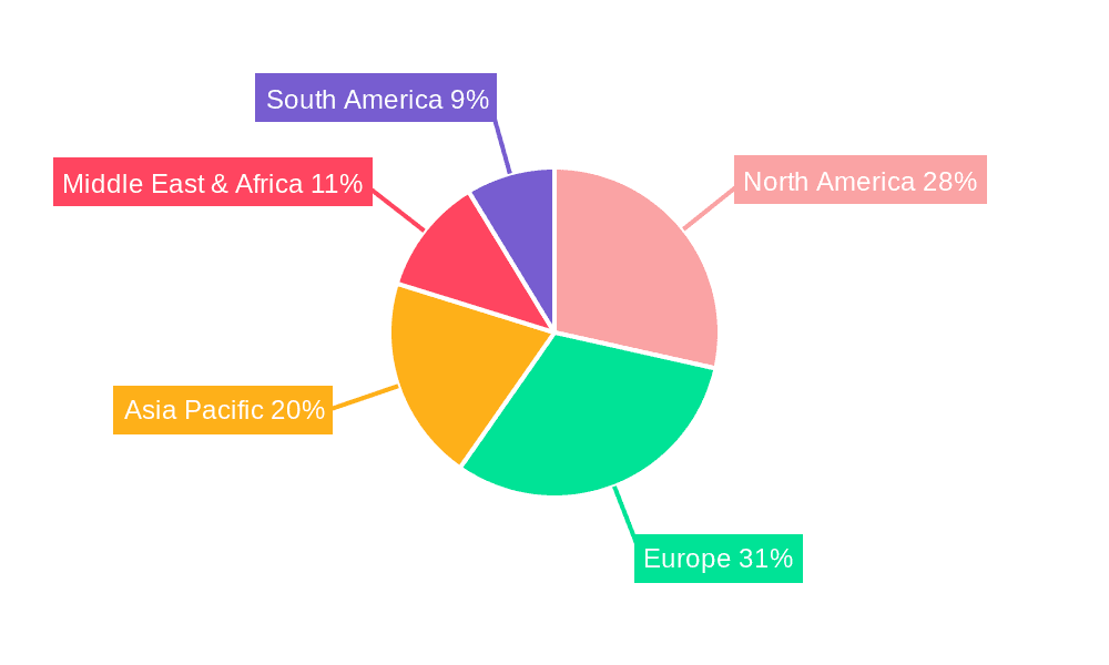 Plastic Keg Market Share by Region - Global Geographic Distribution