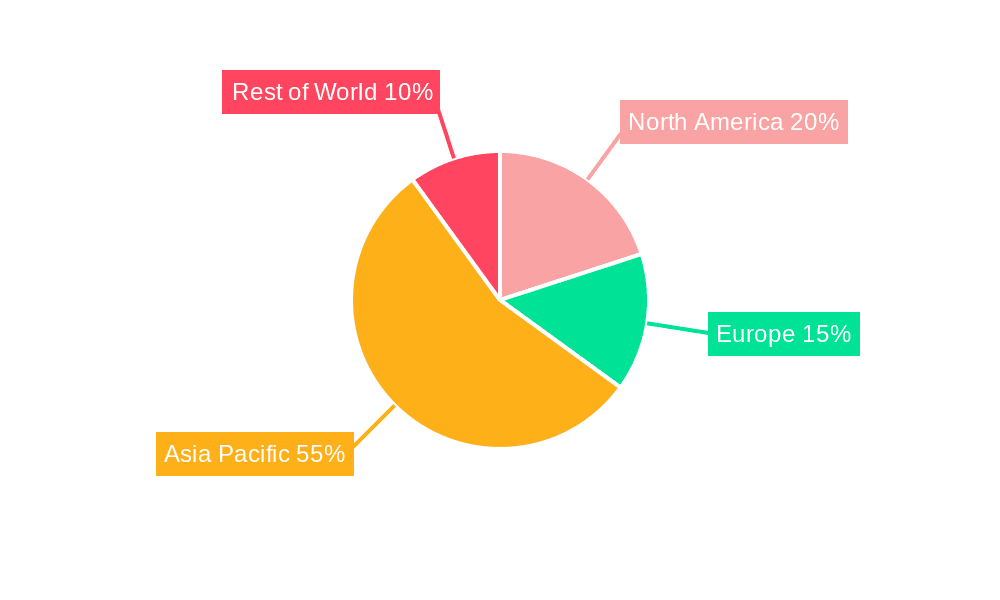 Polycrystalline Silicon Market Share by Region - Global Geographic Distribution