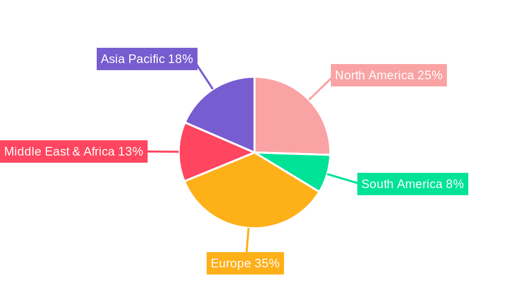 RAS Salmon Market Share by Region - Global Geographic Distribution