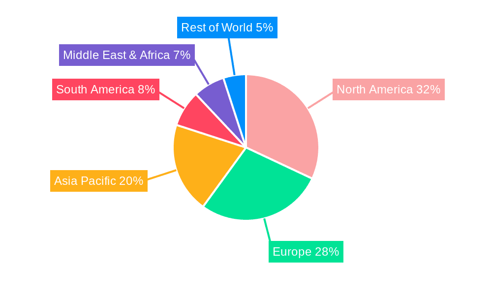 Rain Apparel Market Share by Region - Global Geographic Distribution