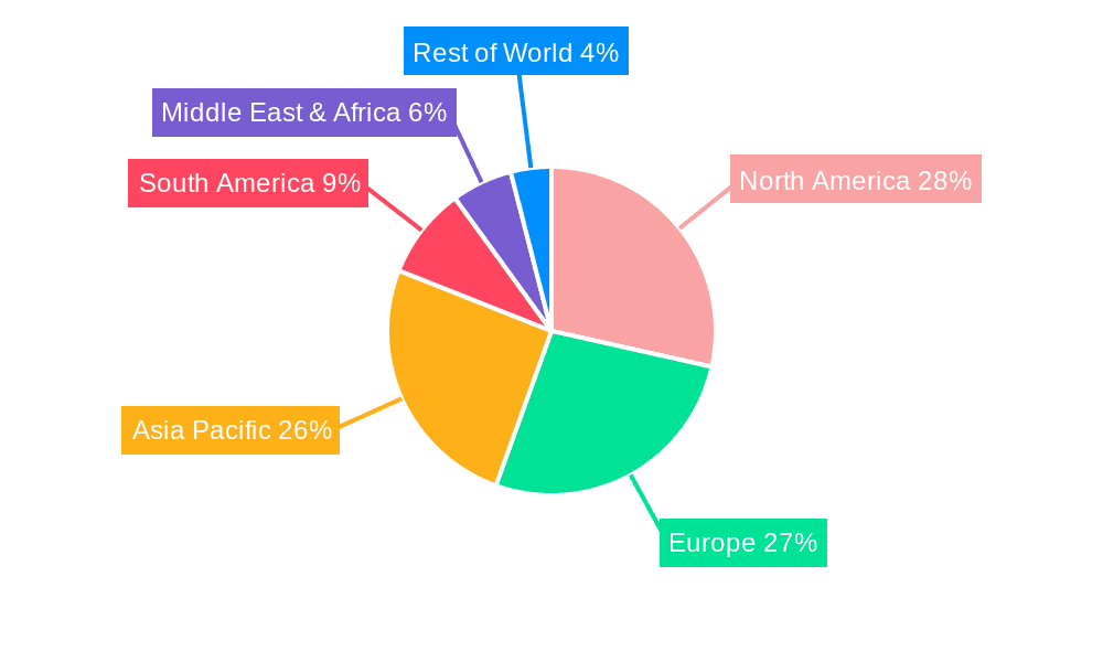 Renewable Isobutene Market Share by Region - Global Geographic Distribution
