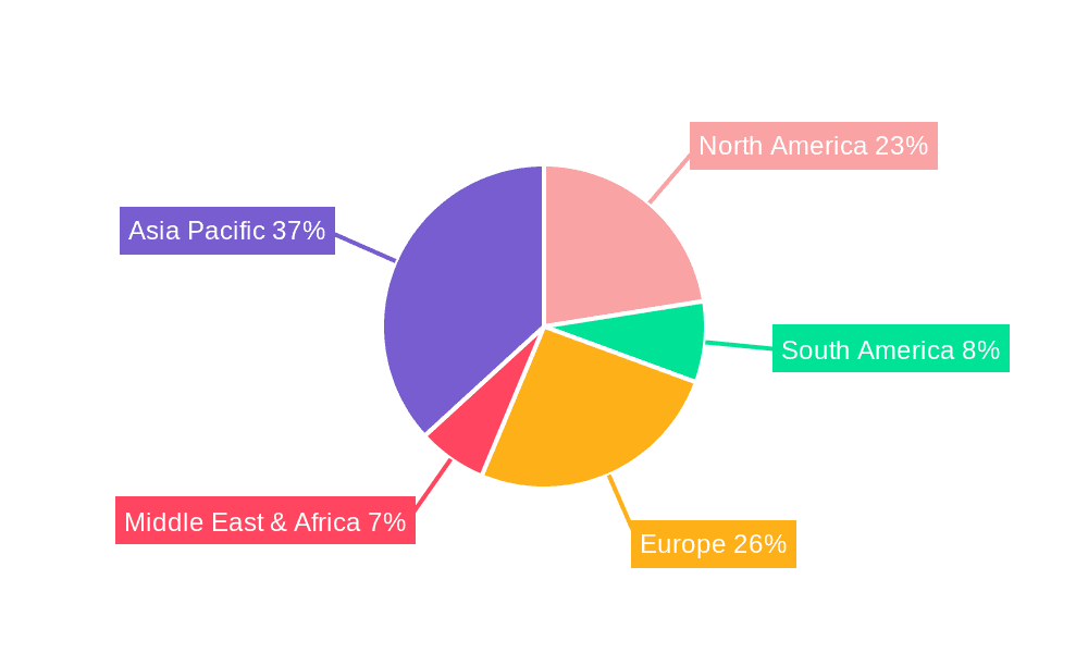 Residential Inverter Market Share by Region - Global Geographic Distribution