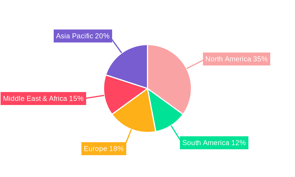 Roller Cone Drill Bits Market Share by Region - Global Geographic Distribution