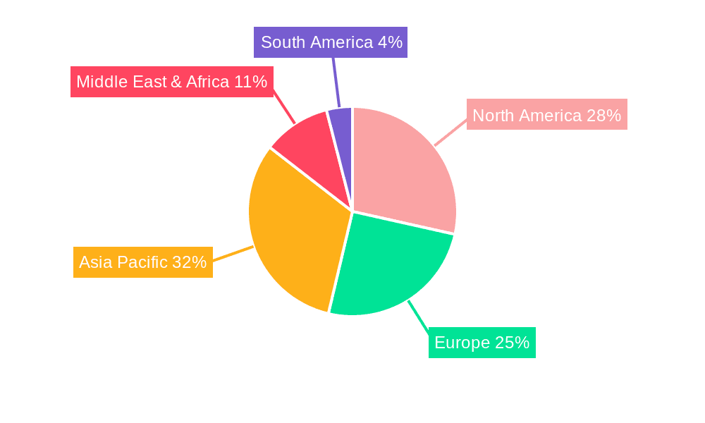 Rough Diamonds Market Share by Region - Global Geographic Distribution