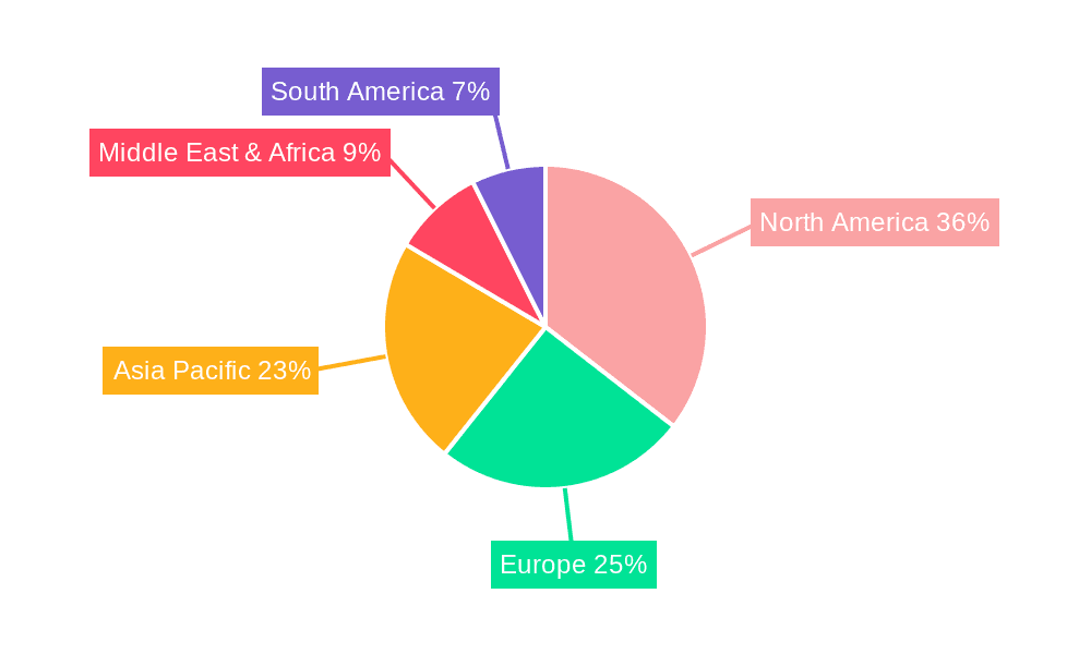 Satellite Solutions Market Share by Region - Global Geographic Distribution
