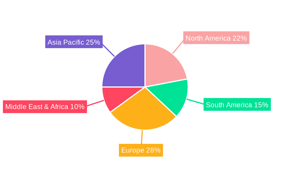Seaweed Bio Stimulant Market Share by Region - Global Geographic Distribution