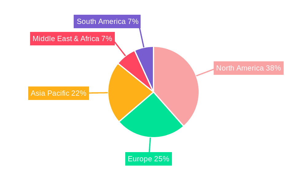 Shooting Earmuff Market Share by Region - Global Geographic Distribution
