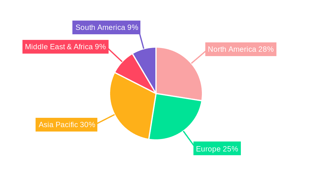 Smart Airport Market Share by Region - Global Geographic Distribution