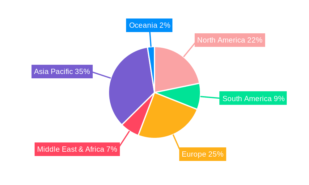 Smart Wardrobe Market Share by Region - Global Geographic Distribution