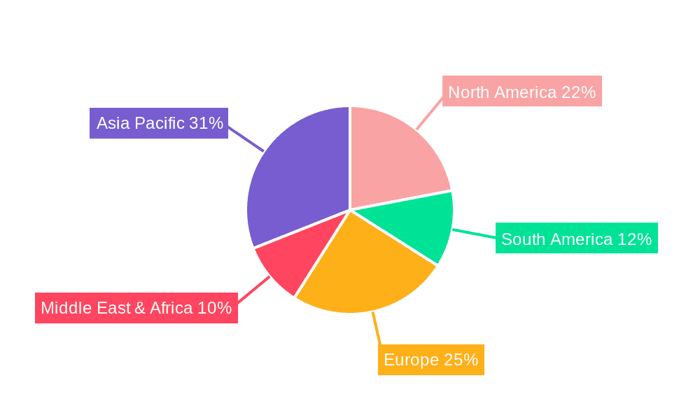 Snack Cheese Sticks Market Share by Region - Global Geographic Distribution
