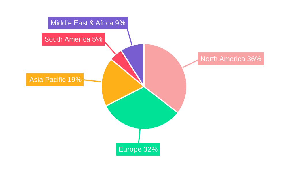 Snowboard Bindings Market Share by Region - Global Geographic Distribution