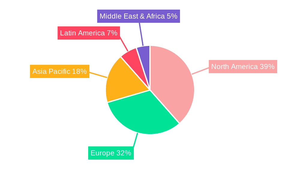 Spinal Fusion Cage Market Share by Region - Global Geographic Distribution